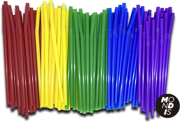 PAJITAS DE PP FLEXIBLES 24cm