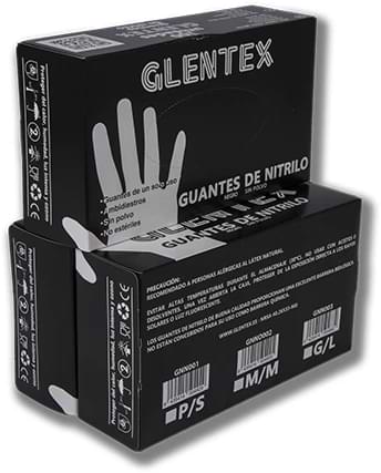 GUANTES DE NITRILO NEGRO 5 Grs - Imagen 3